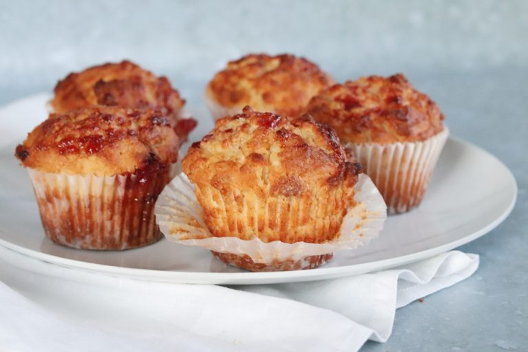 Easy Jam Muffins Curly's Cooking