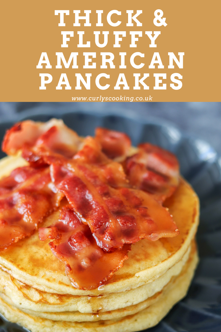 Thick Fluffy American Pancakes Curly s Cooking