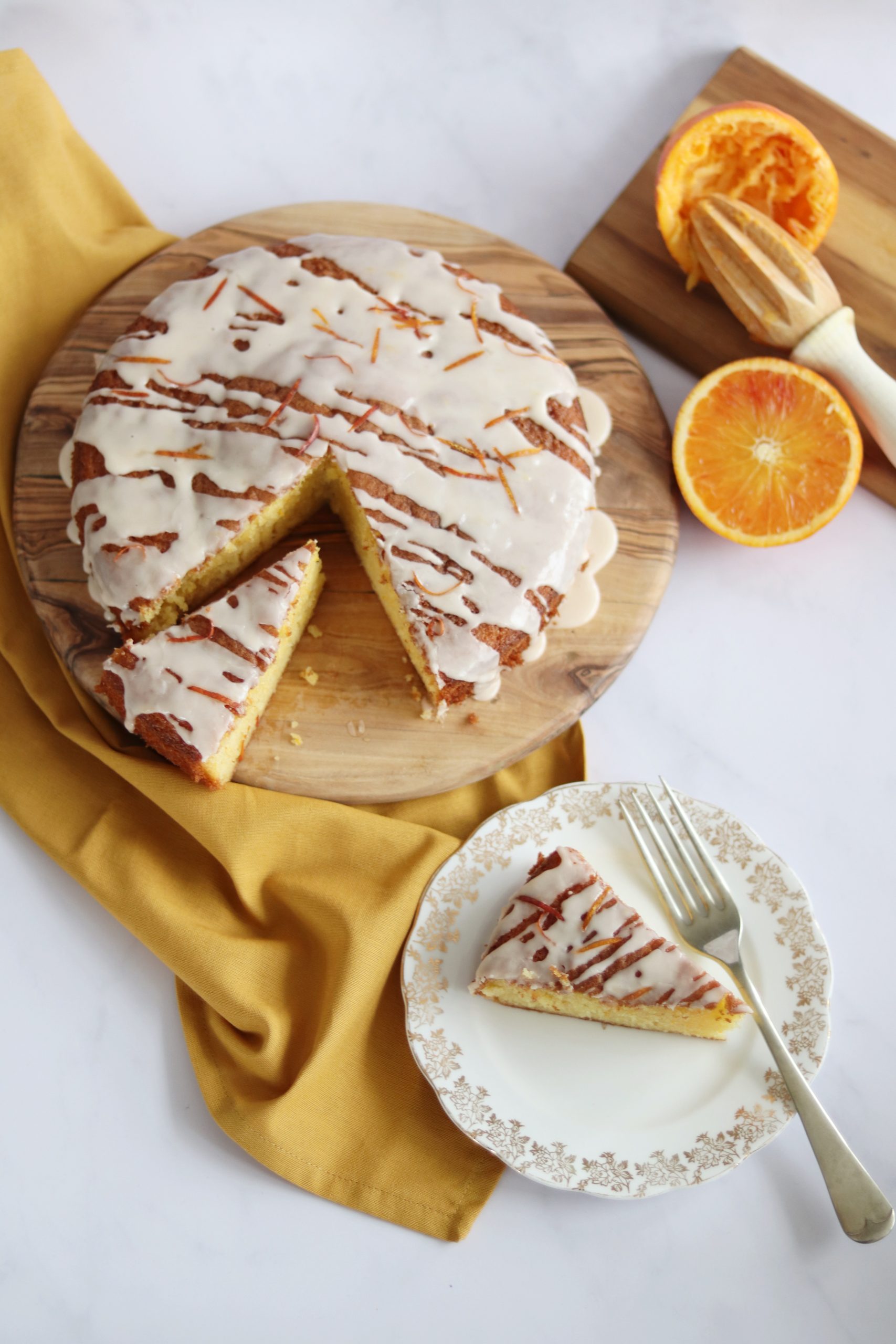 Double Orange Cake Curly S Cooking