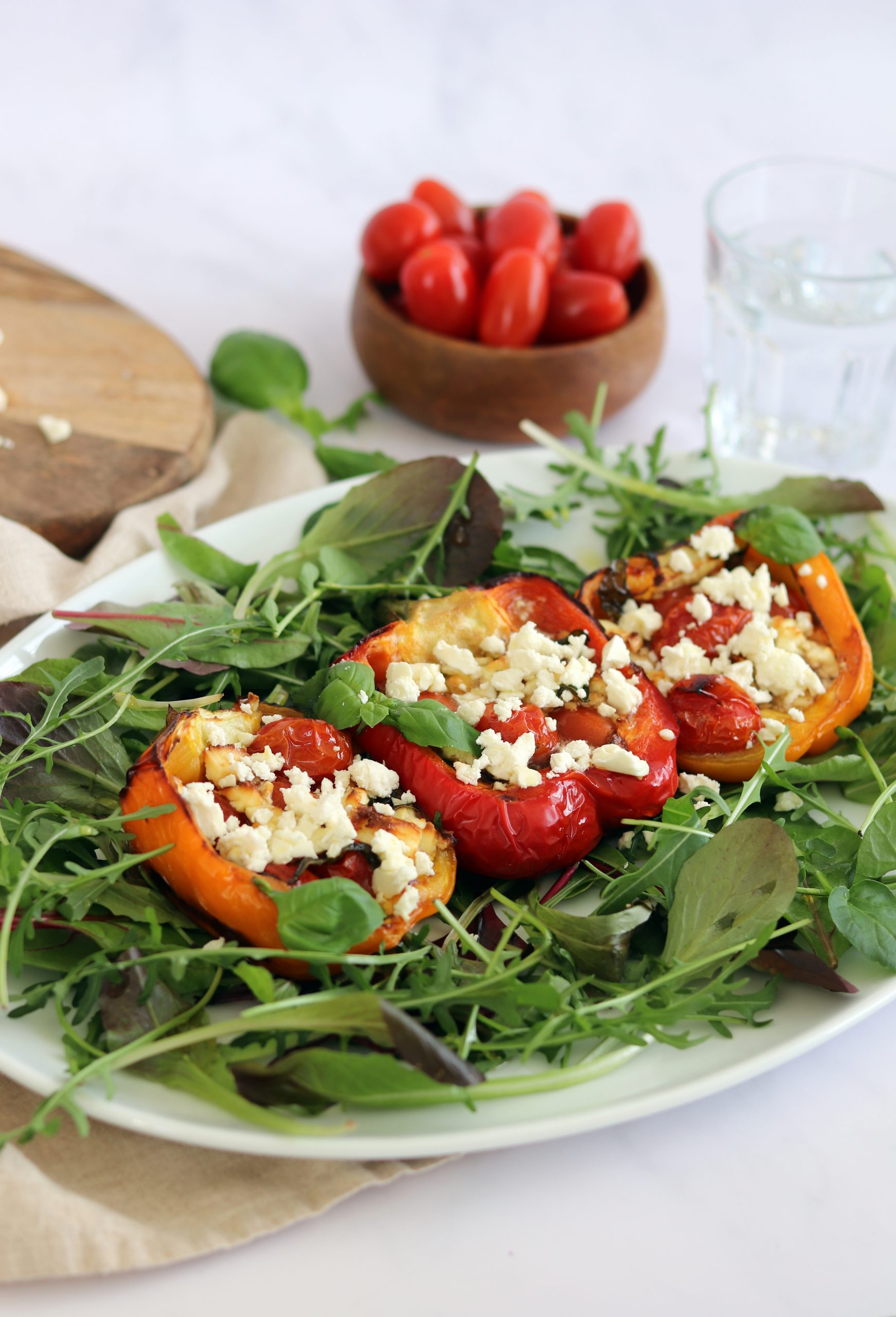 Feta Stuffed Peppers