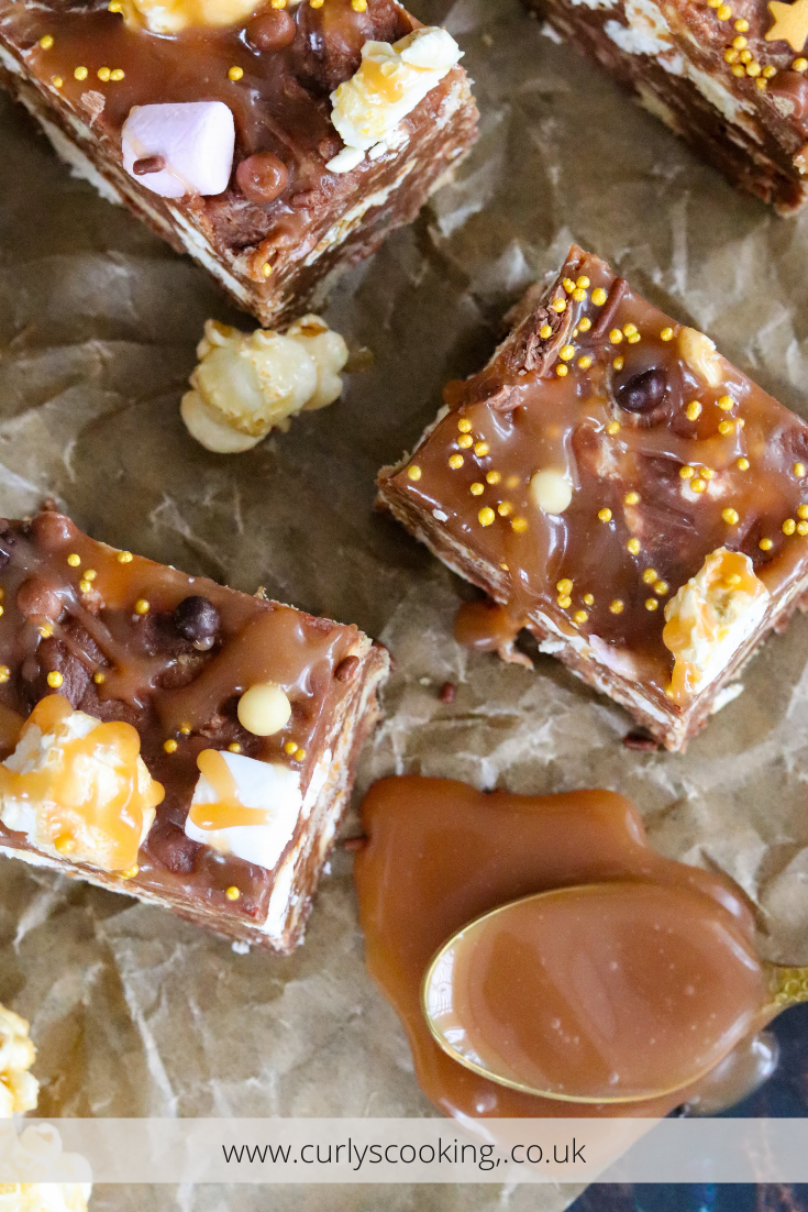 Caramel Rocky Road Curly's Cooking