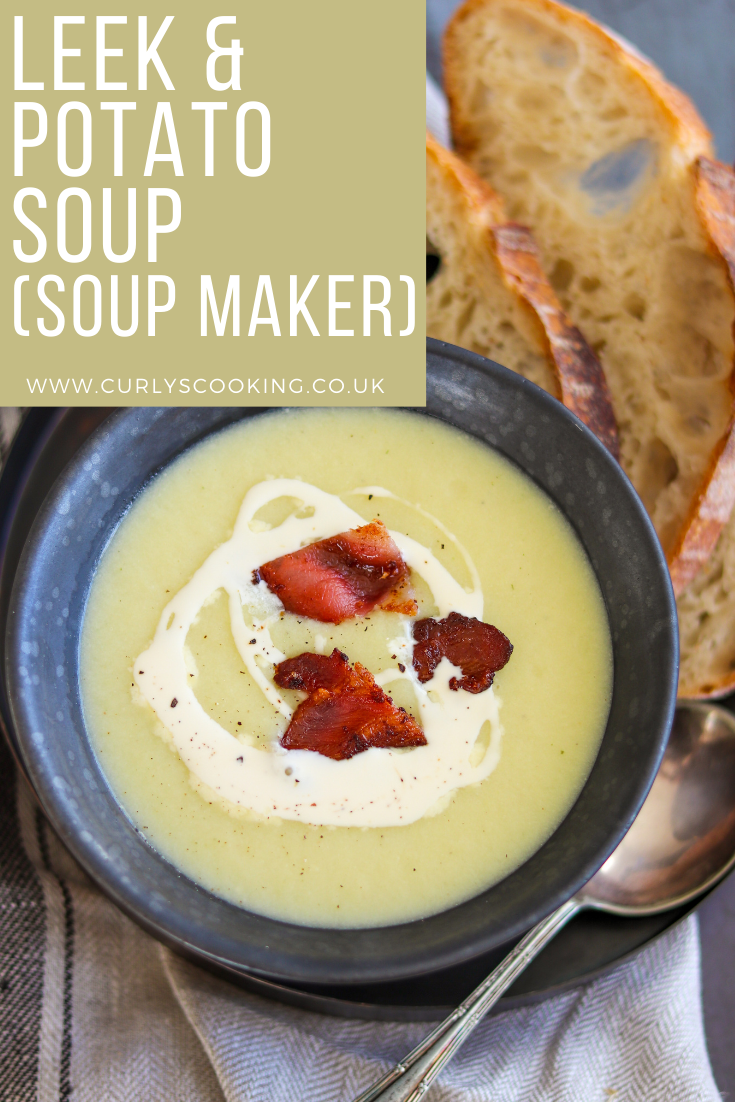 Leek & Potato Soup (Soup Maker) Curly's Cooking