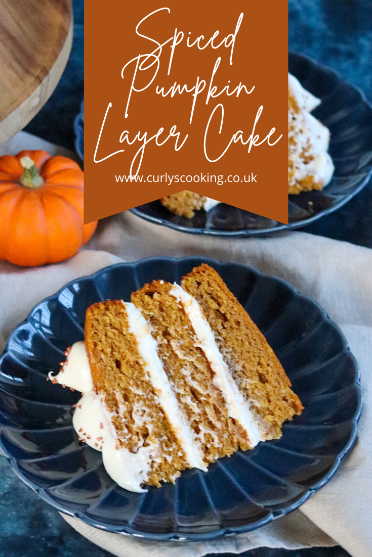 Spiced Pumpkin Layer Cake with Cream Cheese Frosting Curly's Cooking