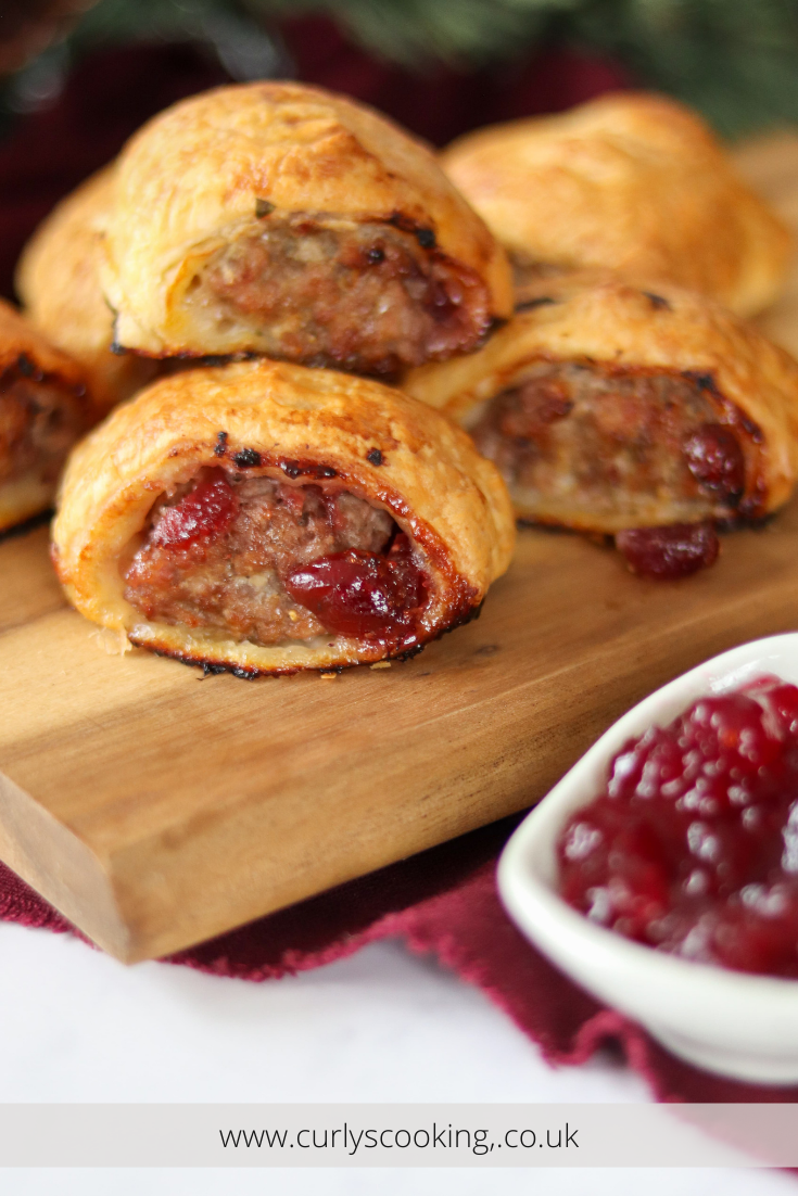 Turkey & Cranberry Sausage Rolls