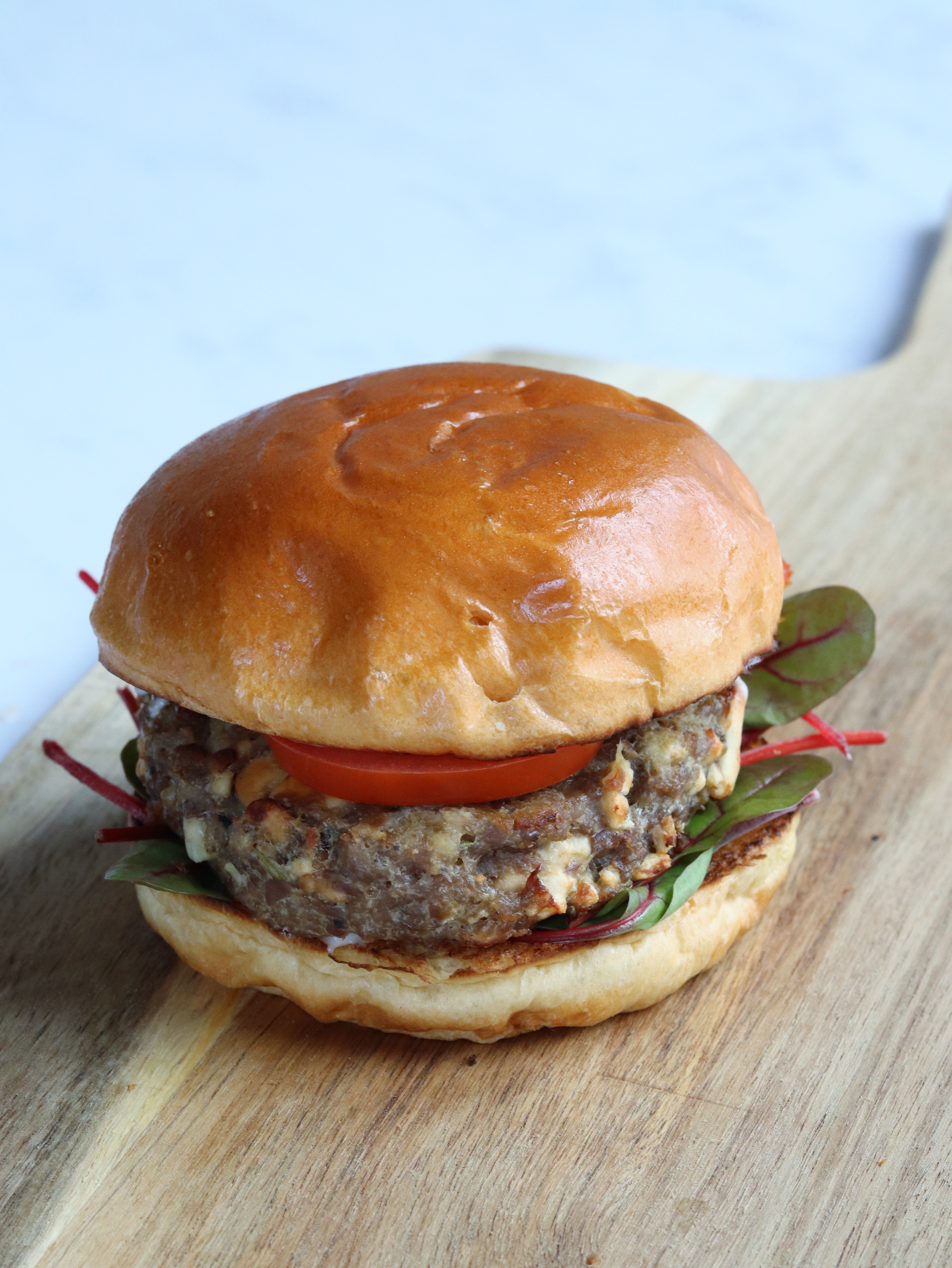Skinny Herby Turkey Burger