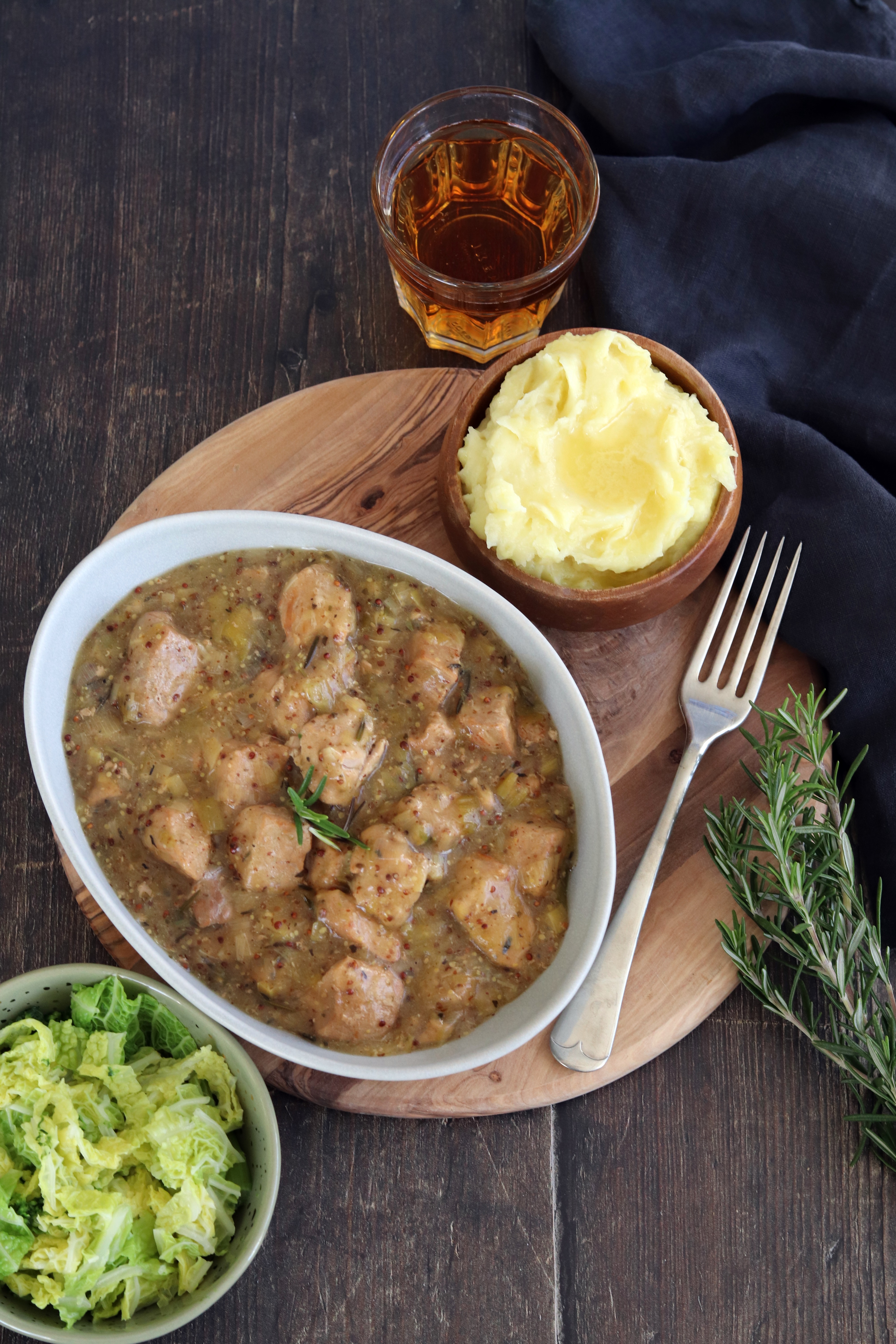 Slow Cooker Pork & Mustard Stew