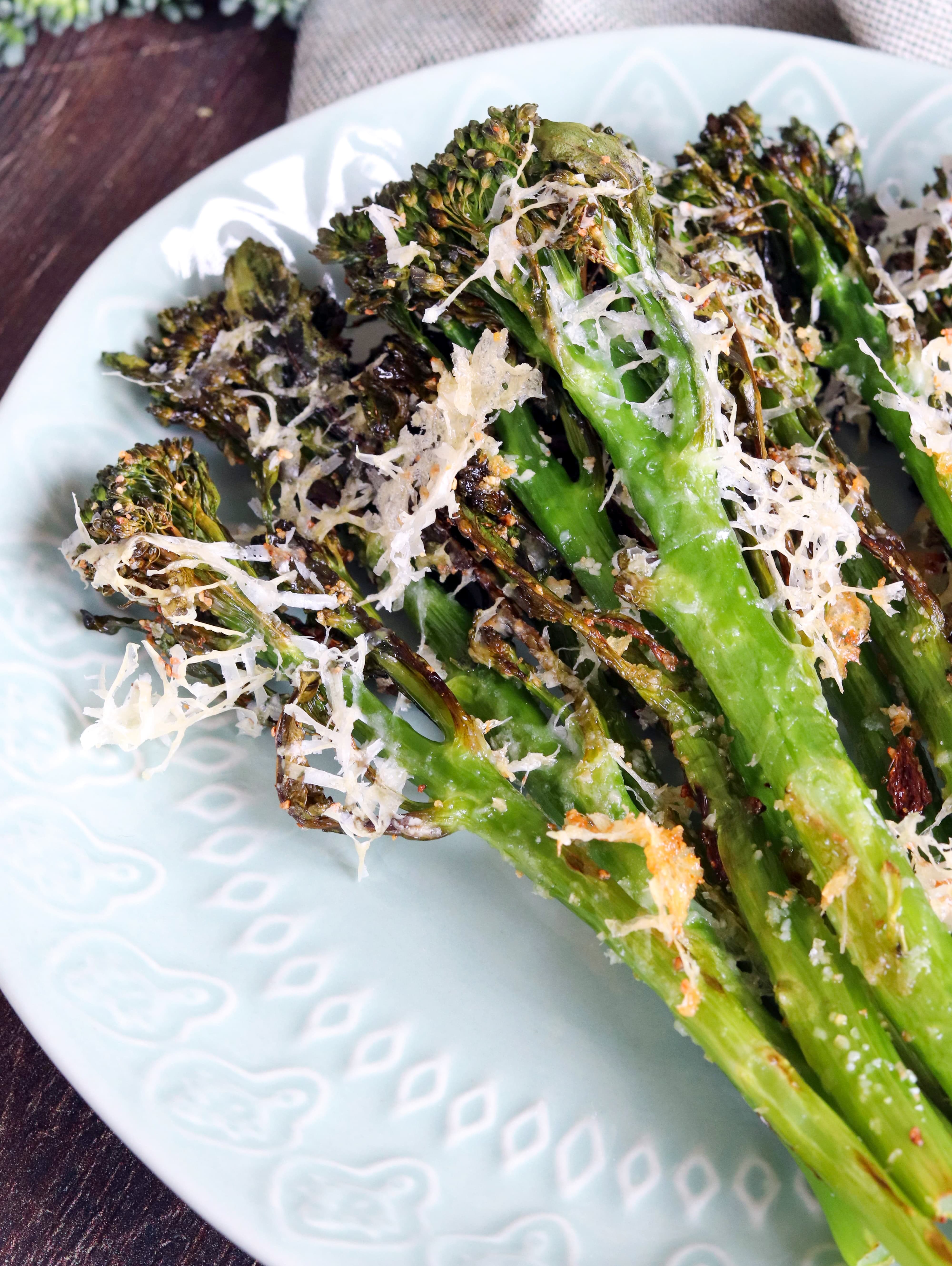 Roasted Parmesan Tenderstem Broccoli Curly's Cooking