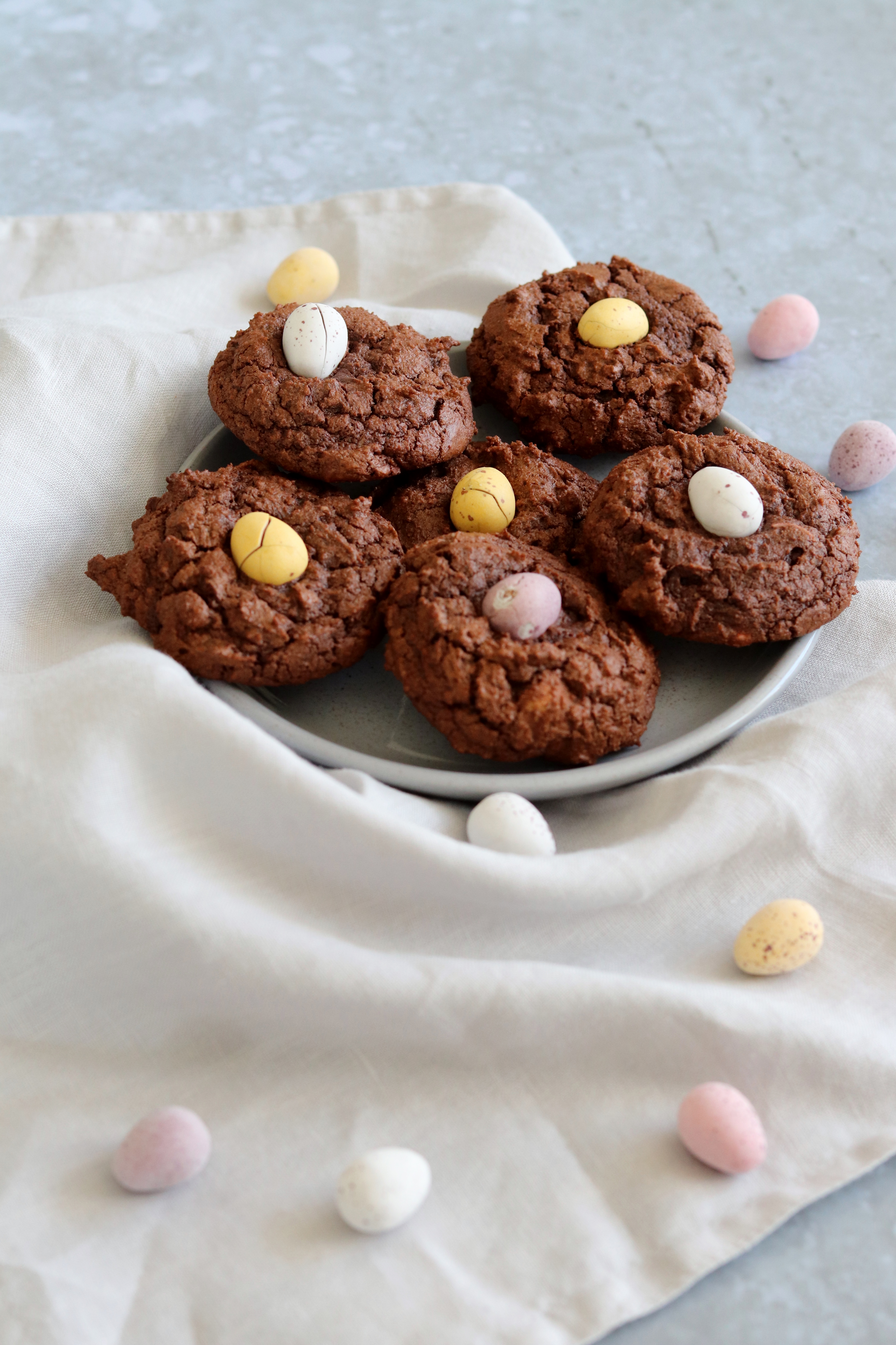 Double Chocolate Mini Egg Cookies Curly's Cooking