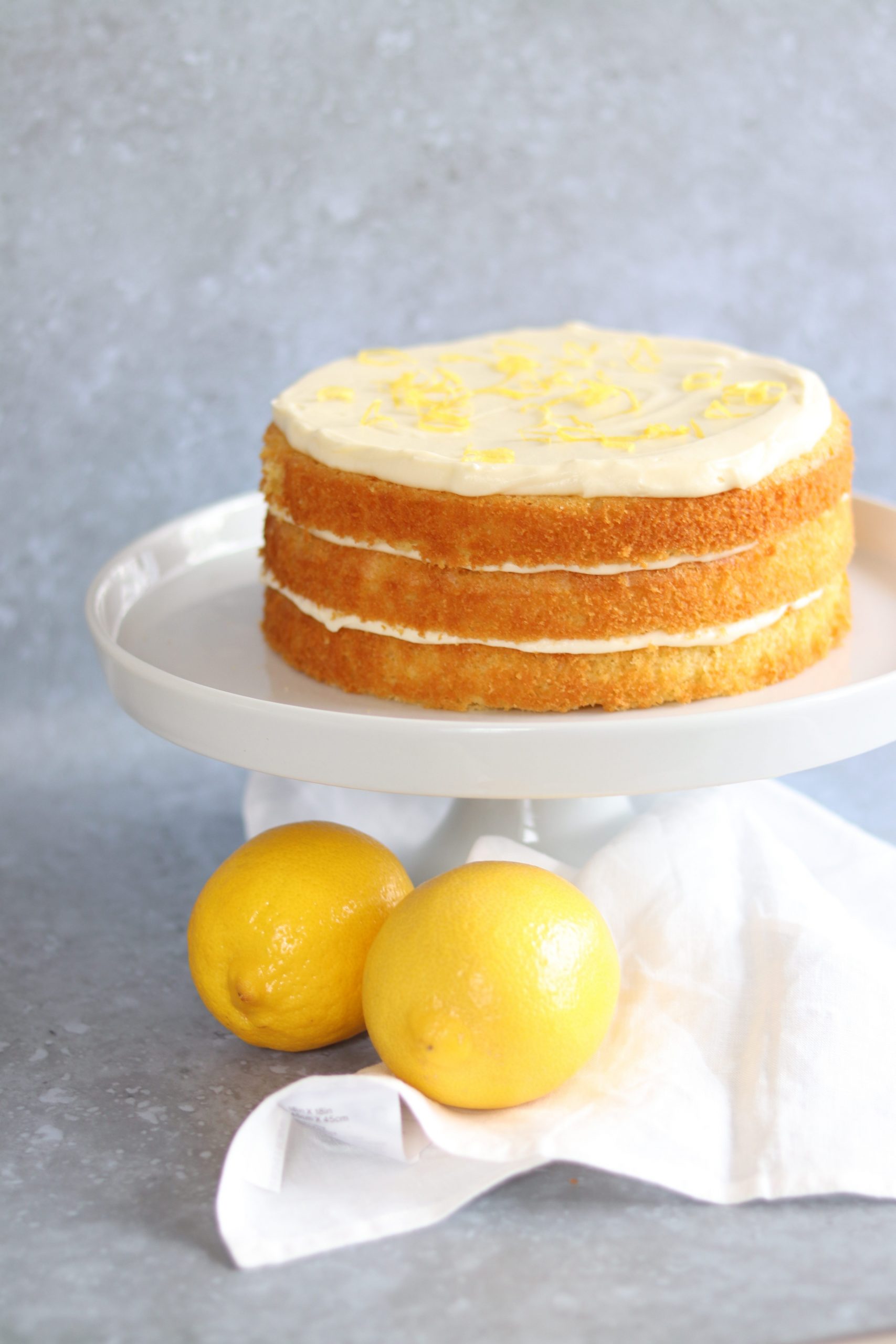 Lemon & Mascarpone Cake Curly's Cooking