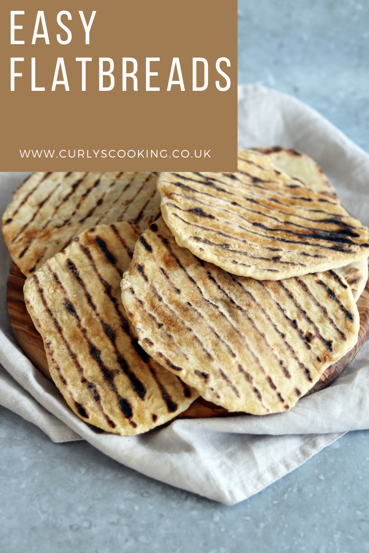 Easy Flatbreads Curly's Cooking