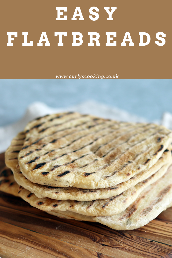 Easy Flatbreads Curly's Cooking