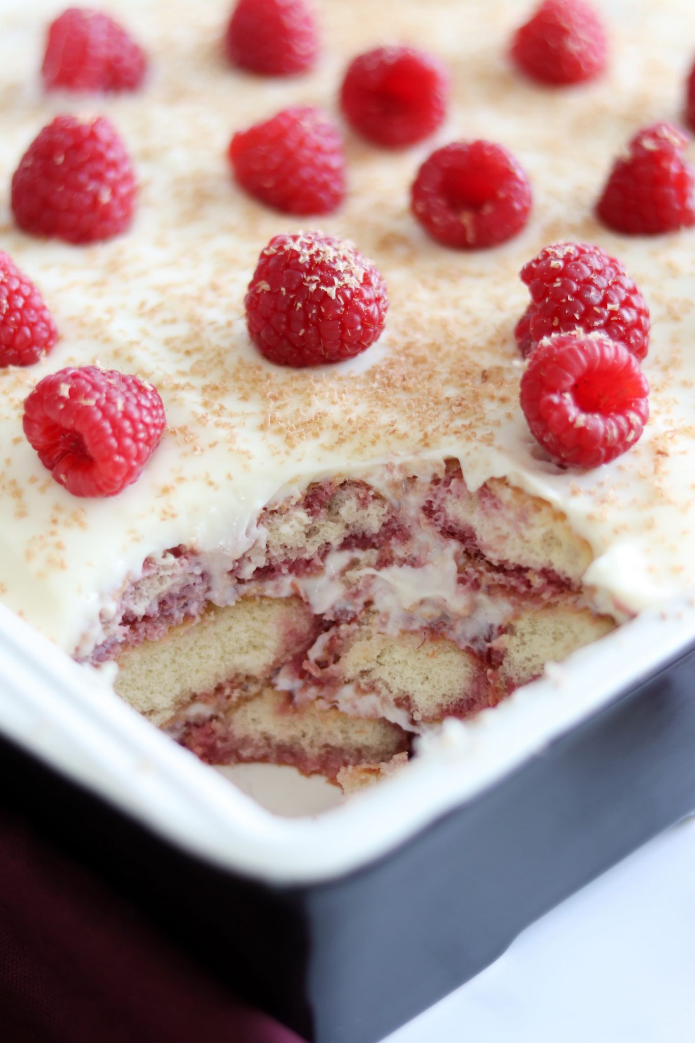 Raspberry & Mascarpone Sponge Pudding Curly's Cooking
