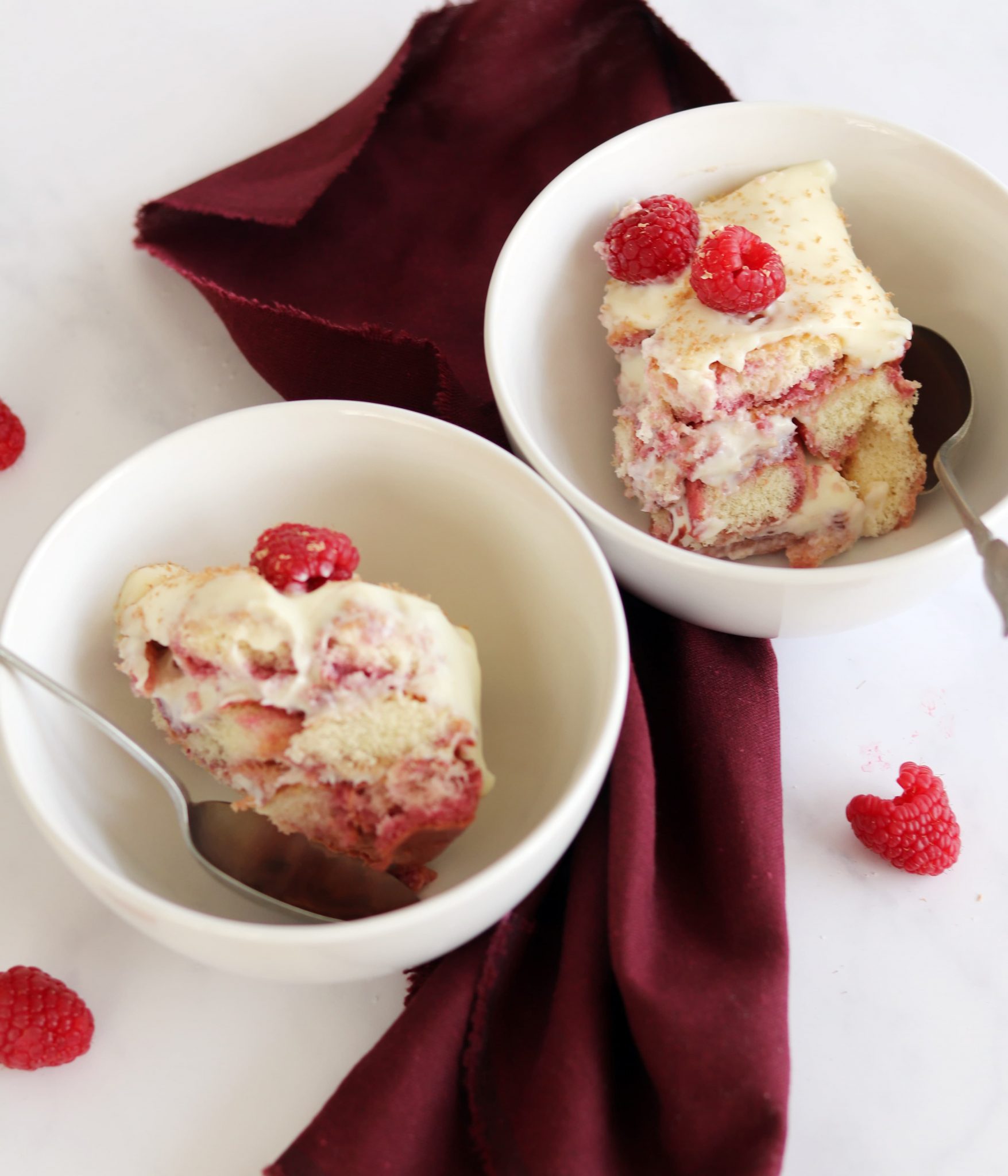 Raspberry & Mascarpone Sponge Pudding Curly's Cooking