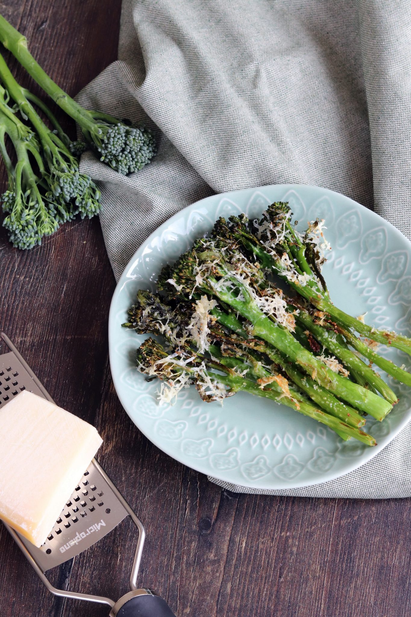 Roasted Parmesan Tenderstem Broccoli Curly's Cooking