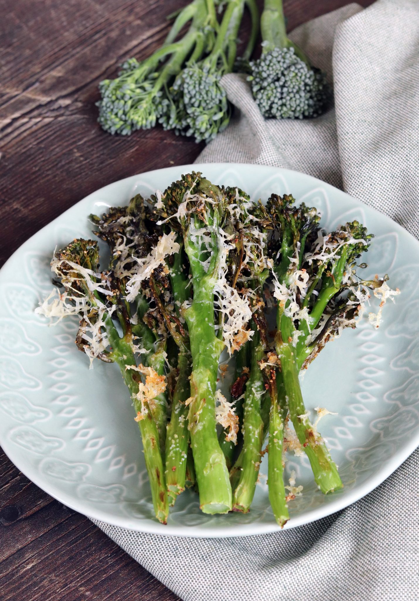 Roasted Parmesan Tenderstem Broccoli Curly's Cooking