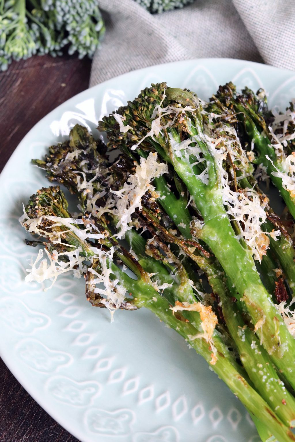 Roasted Parmesan Tenderstem Broccoli Curly's Cooking
