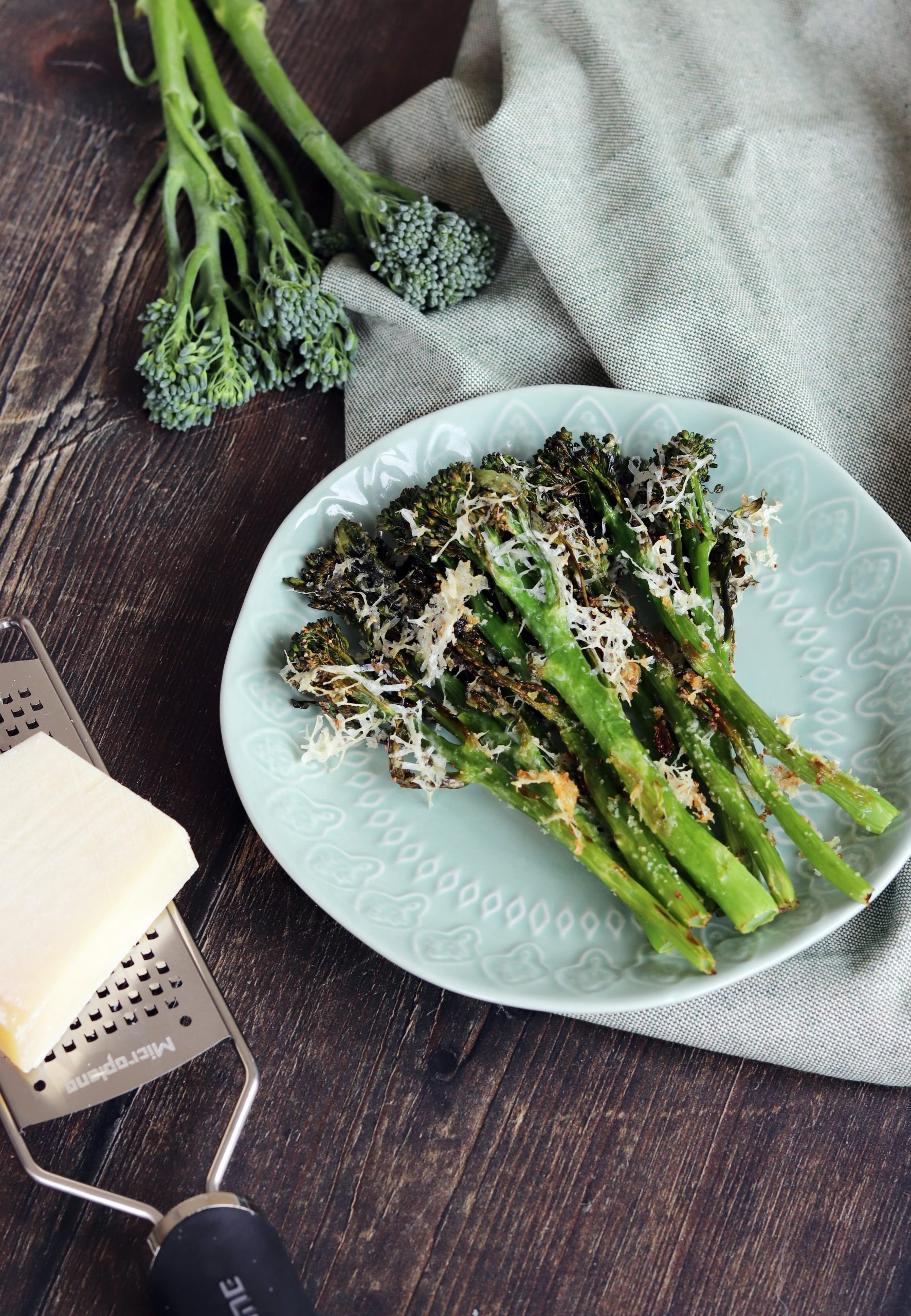 Roasted Parmesan Tenderstem Broccoli – Curly's Cooking