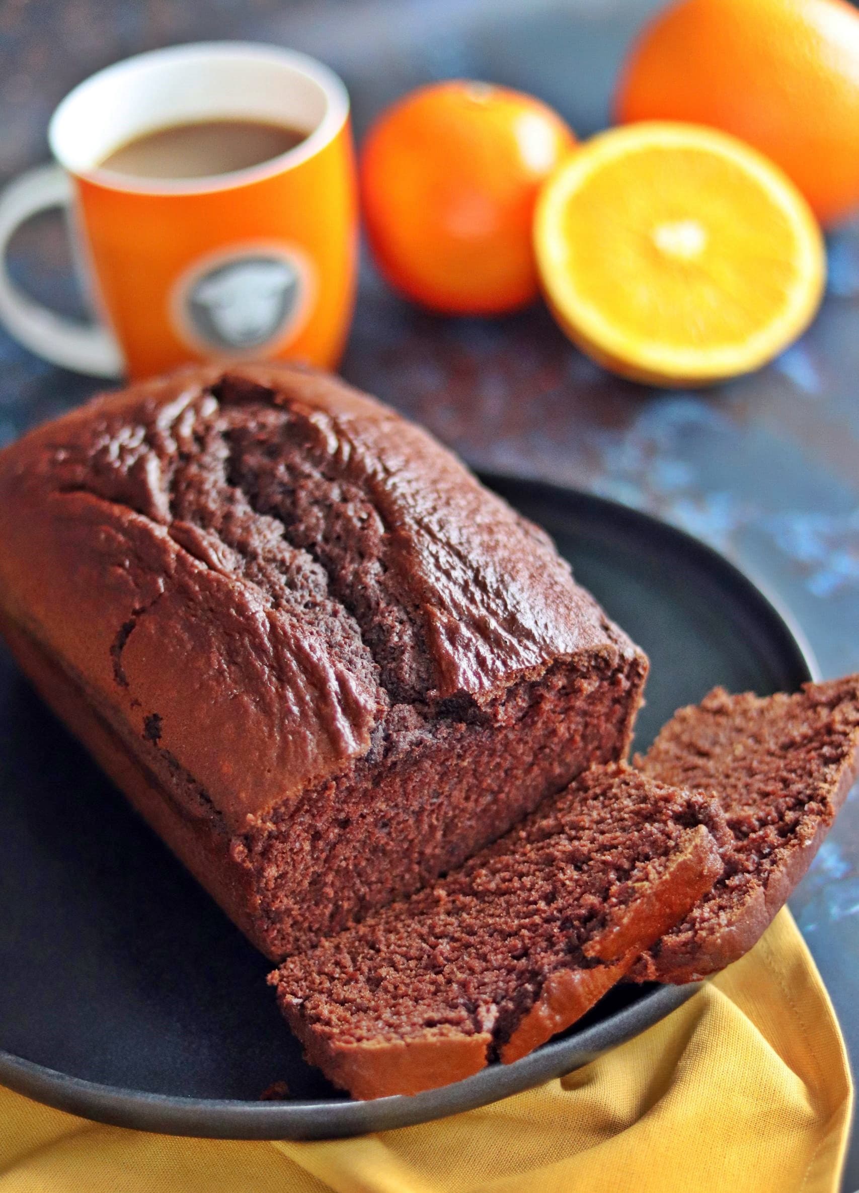 Vegan Chocolate Orange Loaf Cake