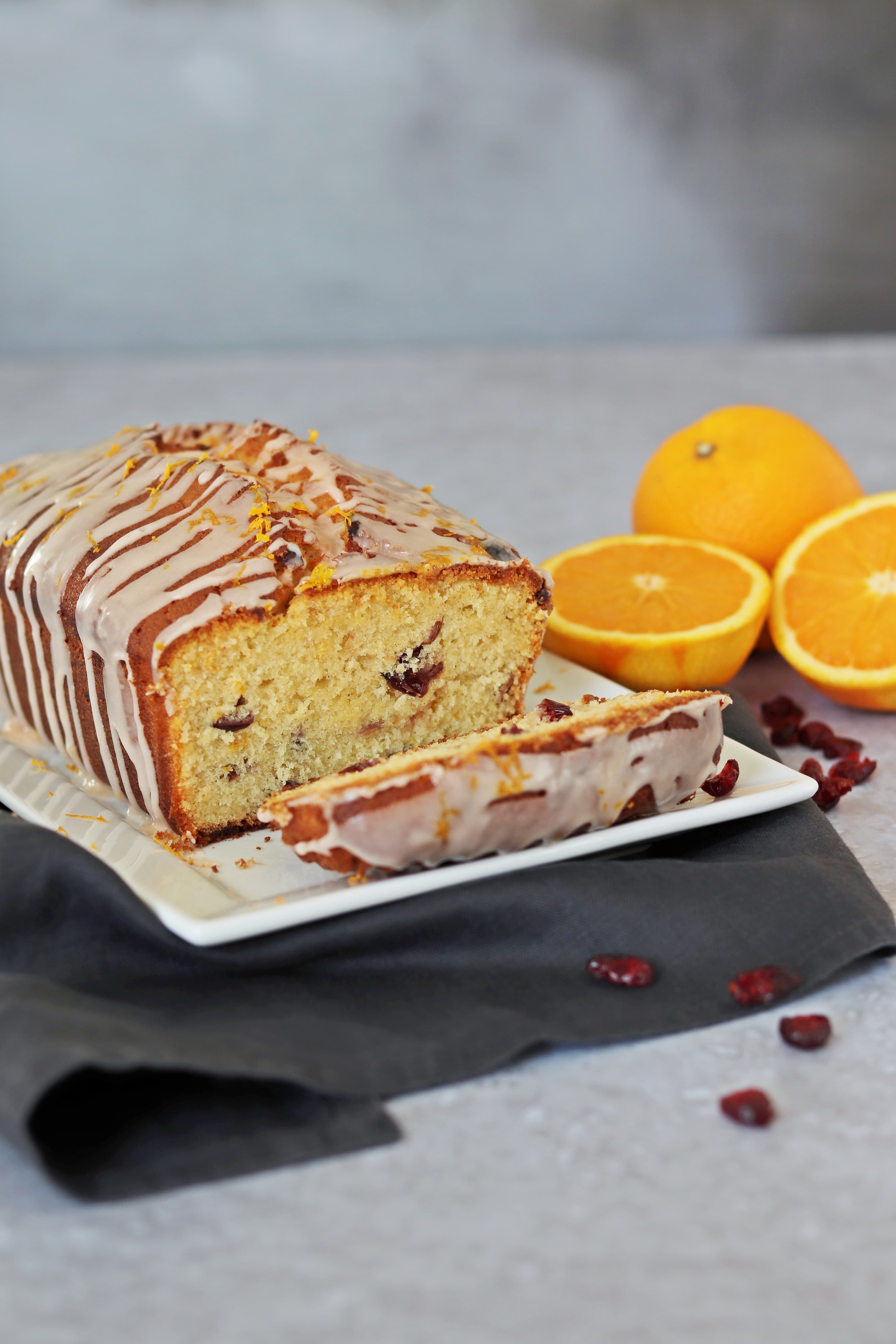 Orange & Cranberry Loaf Cake Curly's Cooking