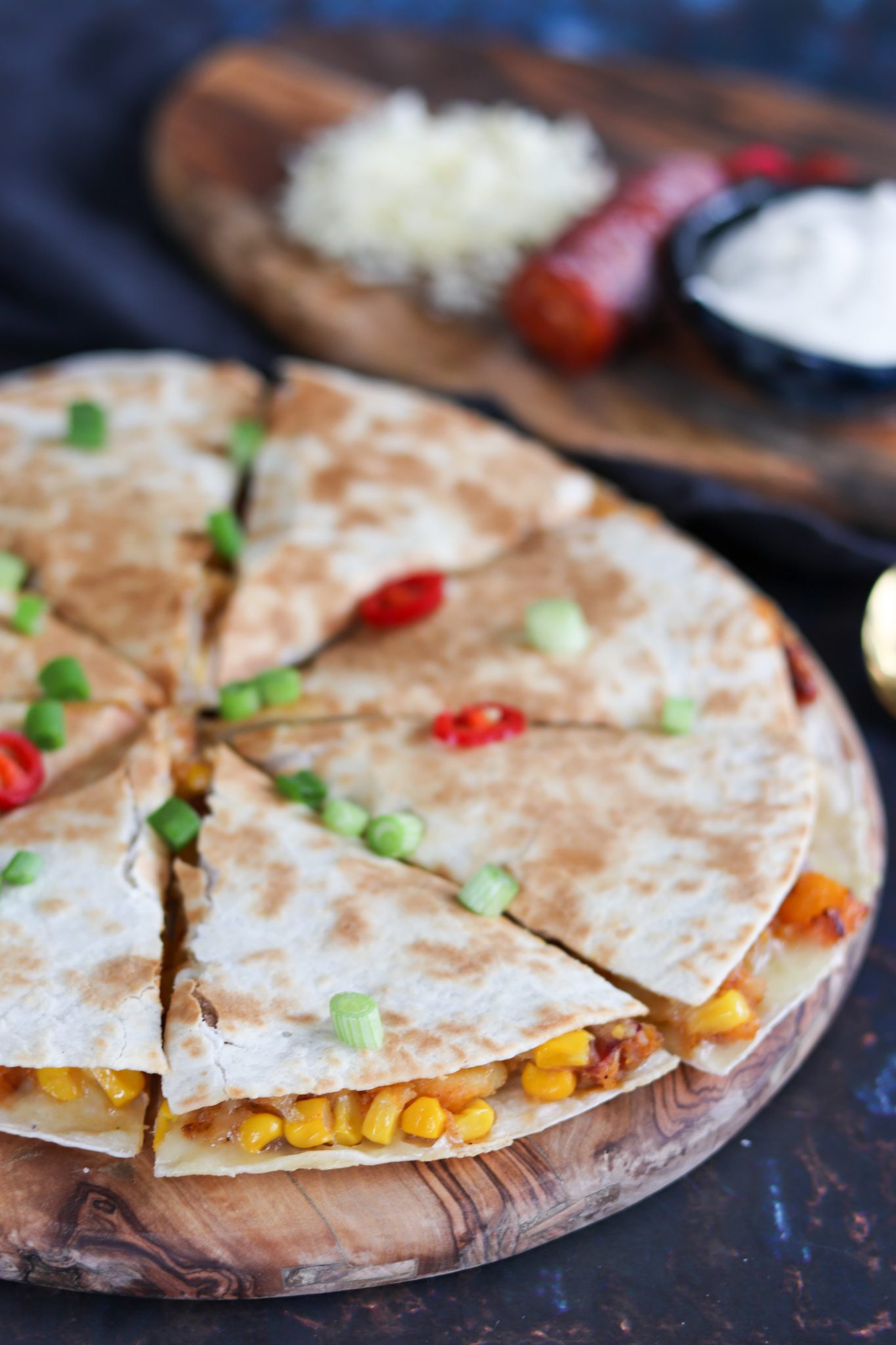 Chorizo & Potato Quesadillas Curly's Cooking