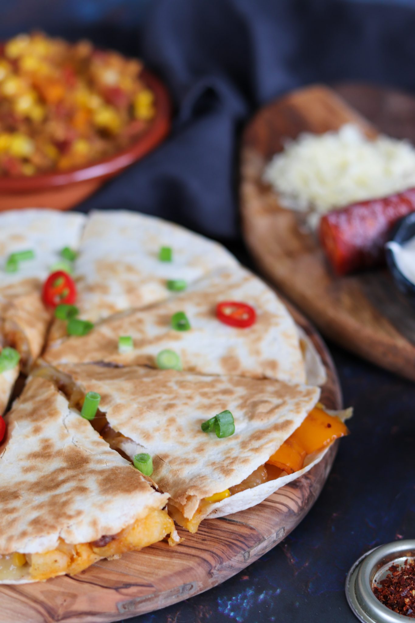 Chorizo & Potato Quesadillas Curly's Cooking