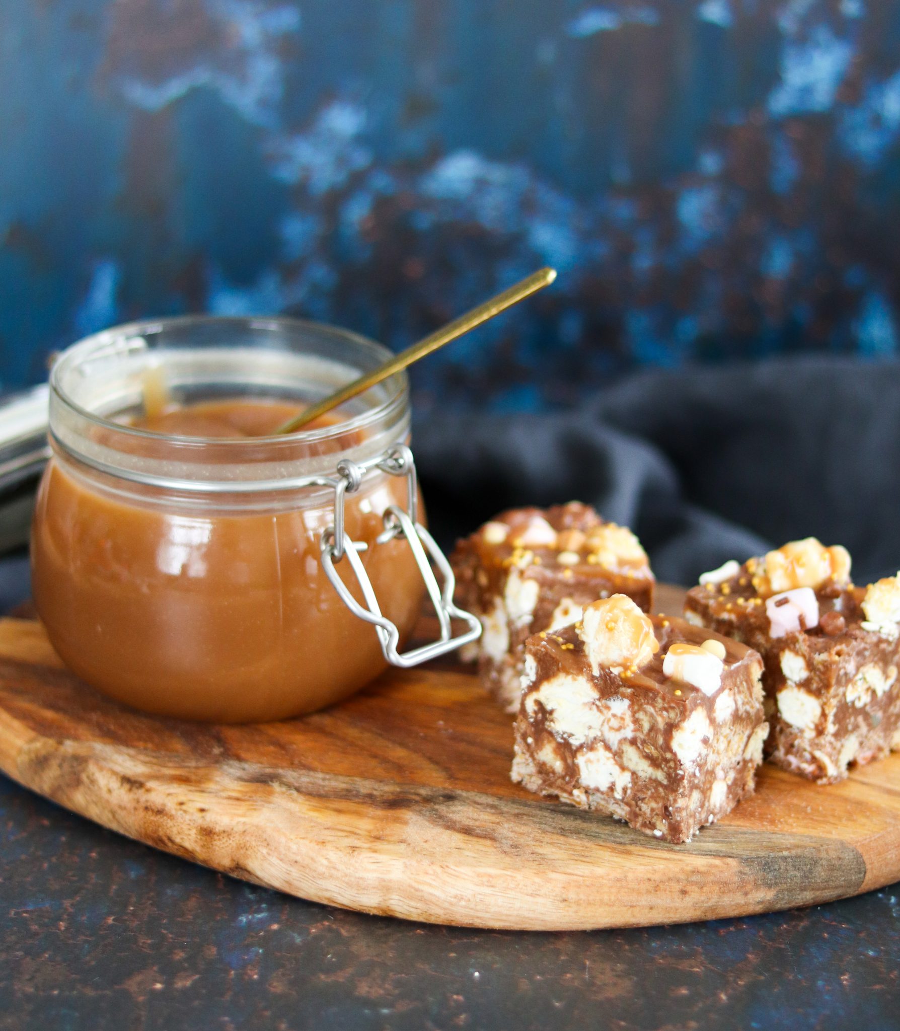 Caramel Rocky Road Curly's Cooking