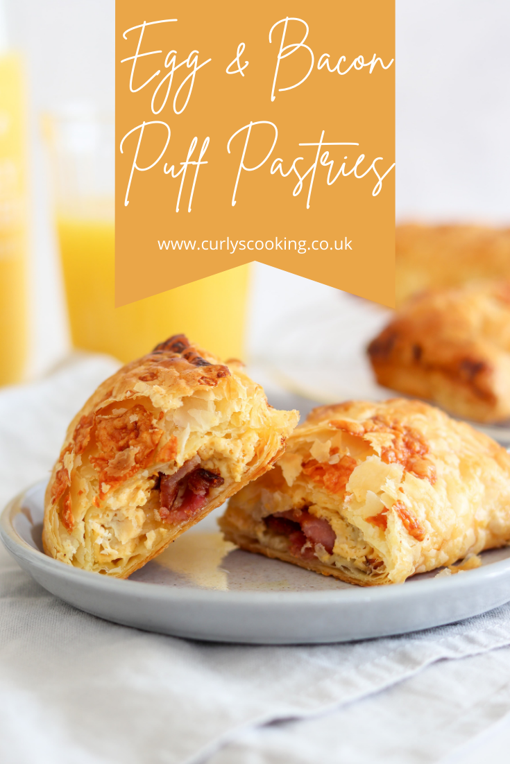 Egg & Bacon Puff Pastries Curly's Cooking
