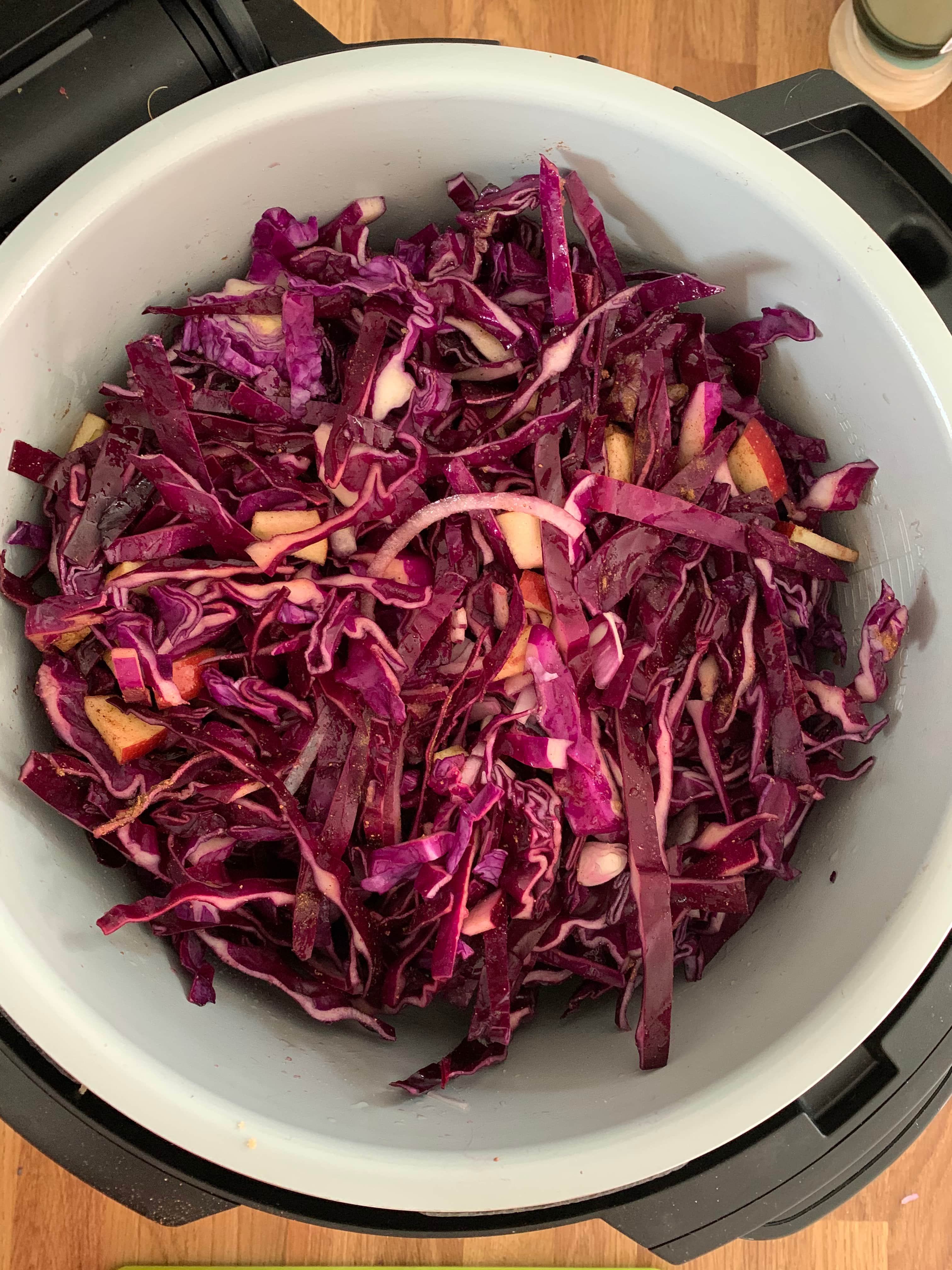 Pressure Cooker Red Cabbage with Apple Curly's Cooking
