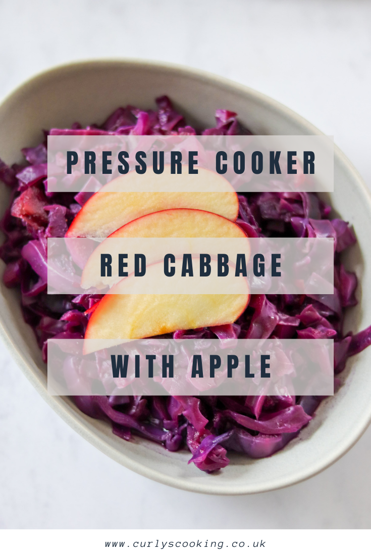 Pressure Cooker Red Cabbage with Apple Curly's Cooking