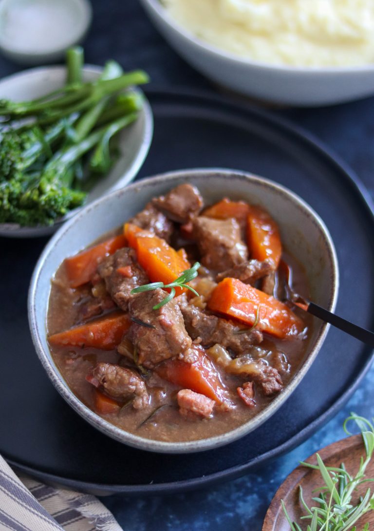 Slow Cooker Beef & Ale Stew Curly's Cooking