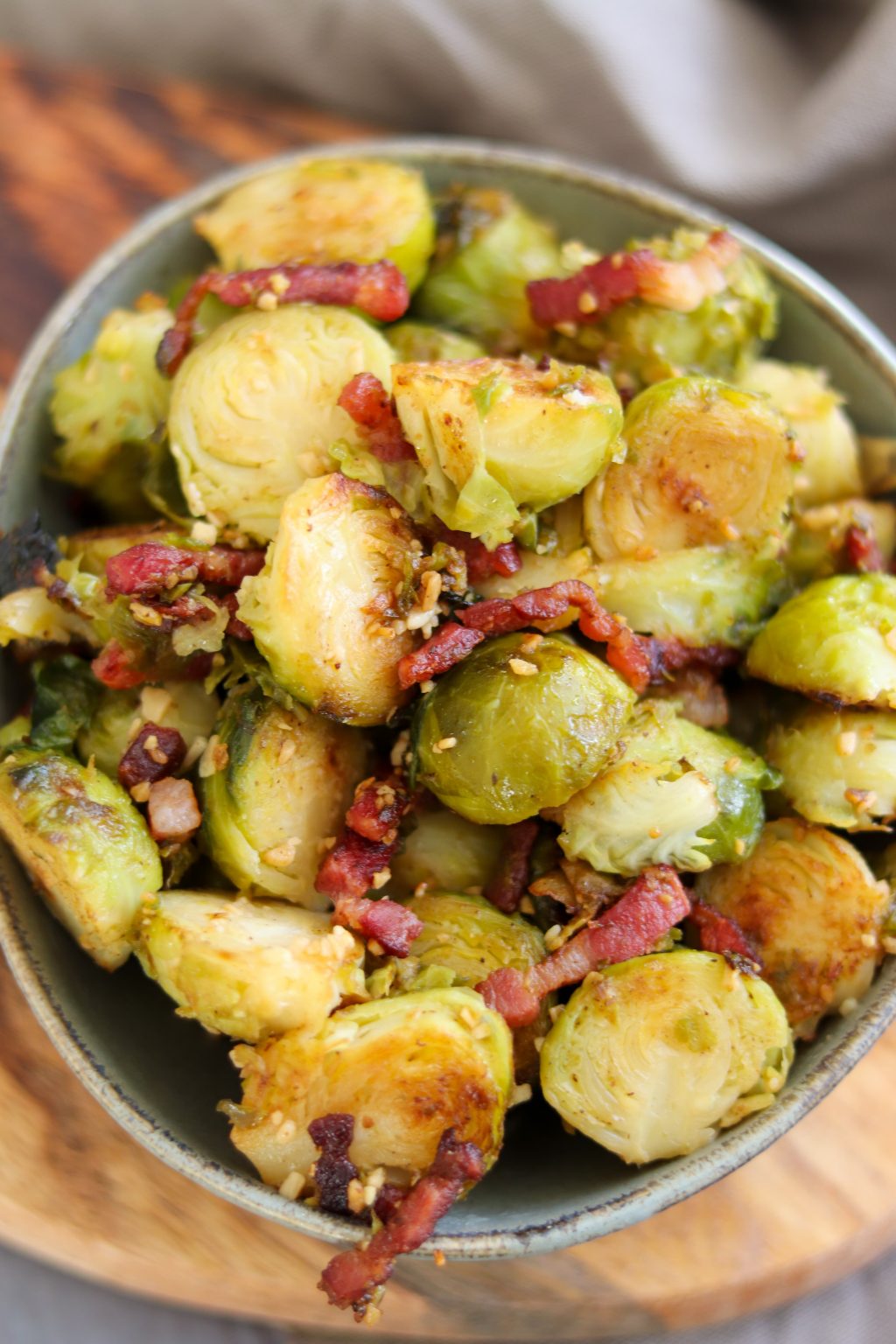 Brussels Sprouts with Bacon & Garlic Curly's Cooking