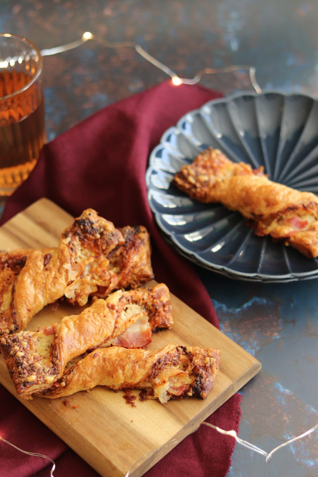 Cheese, Bacon & Mustard Twists Curly's Cooking