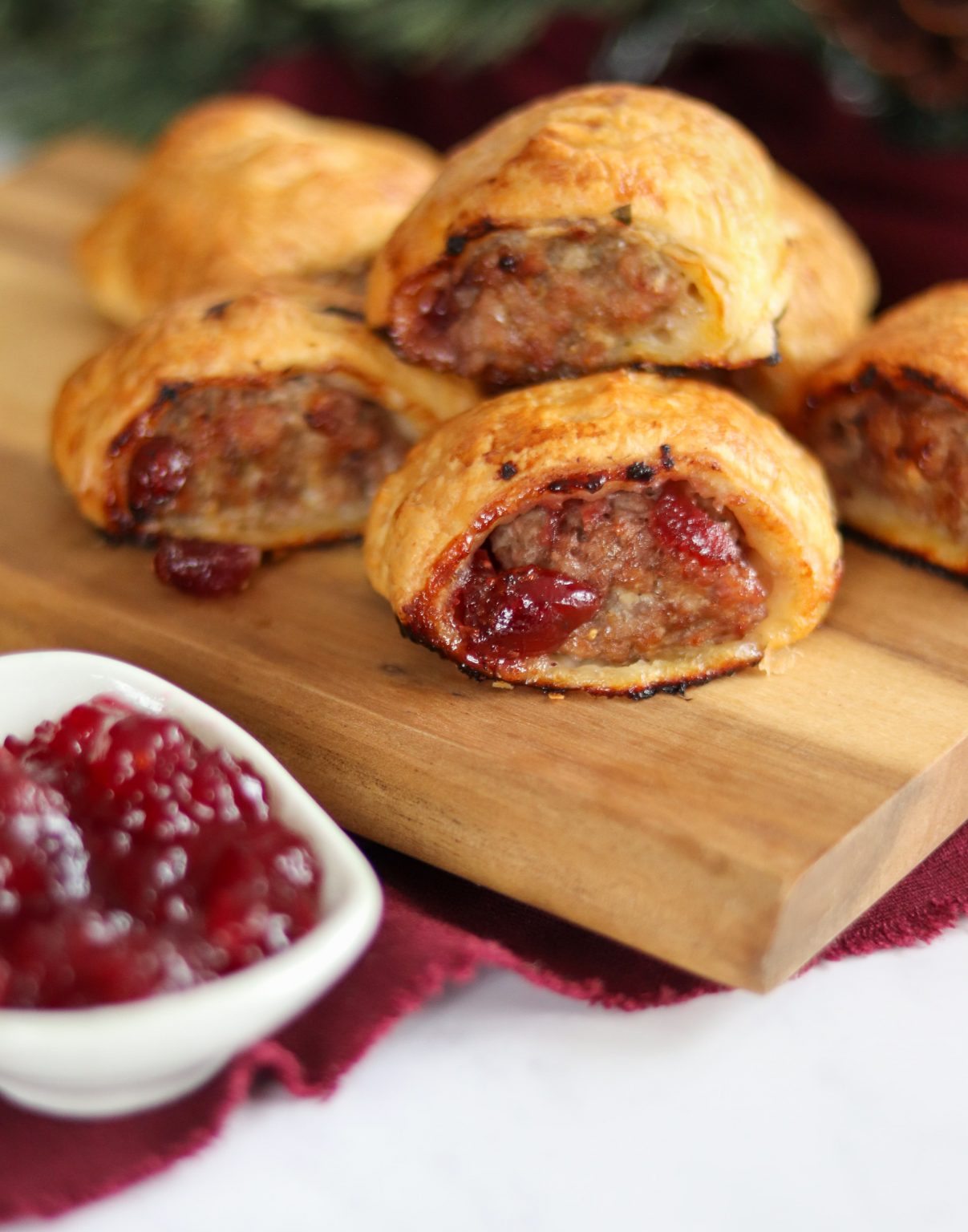 Turkey & Cranberry Sausage Rolls
