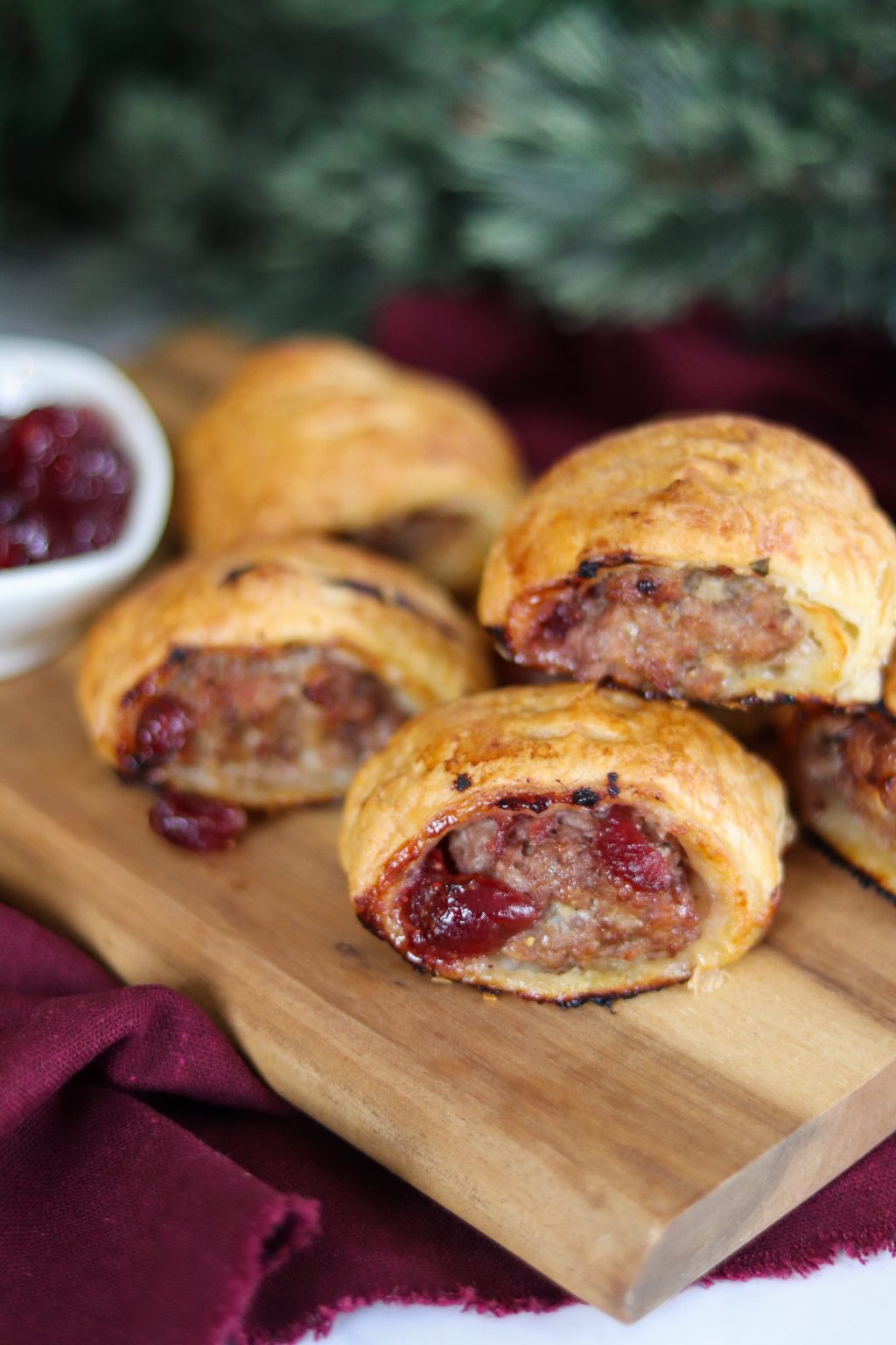 Turkey & Cranberry Sausage Rolls