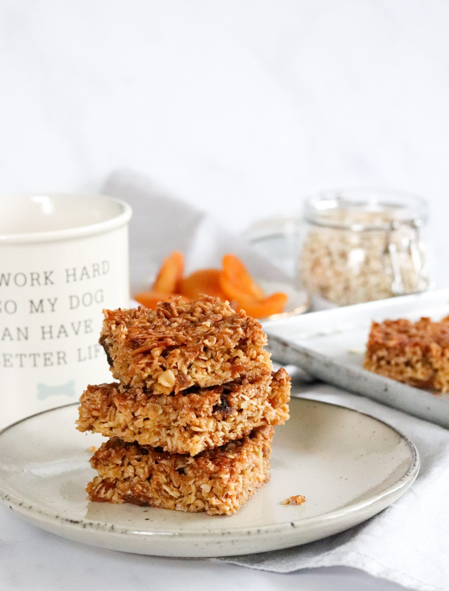 Apricot & Almond Flapjacks Curly's Cooking