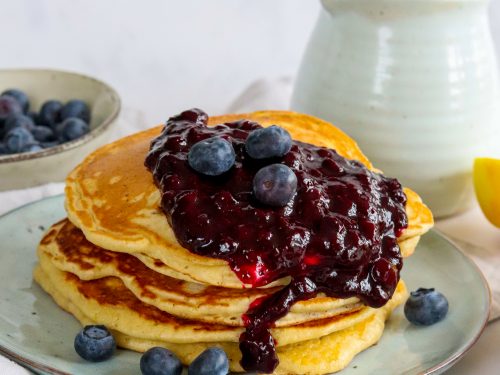 Blueberry Lemon American Pancakes