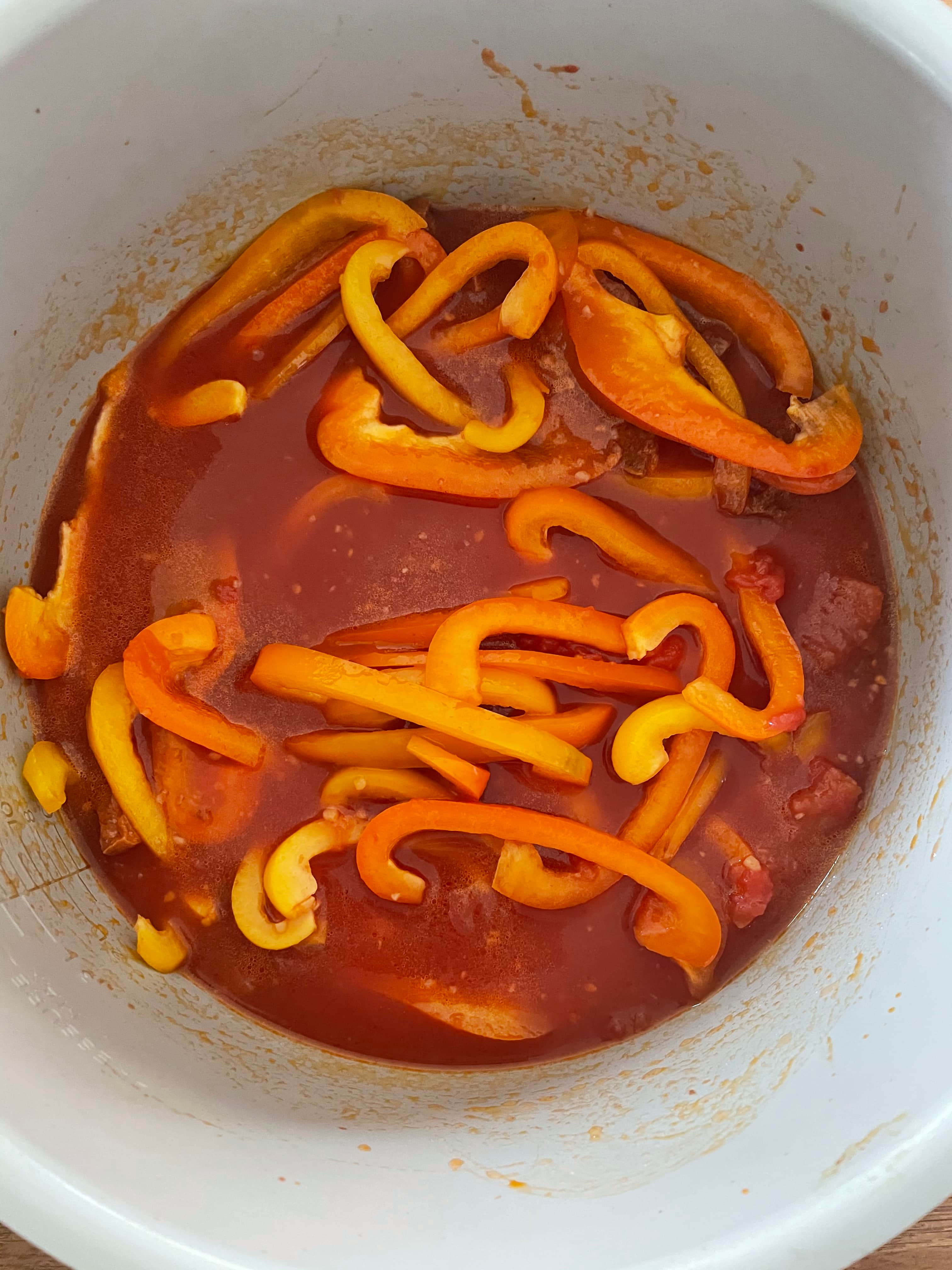 Slow Cooker Chicken & Chorizo Stew – Curly's Cooking