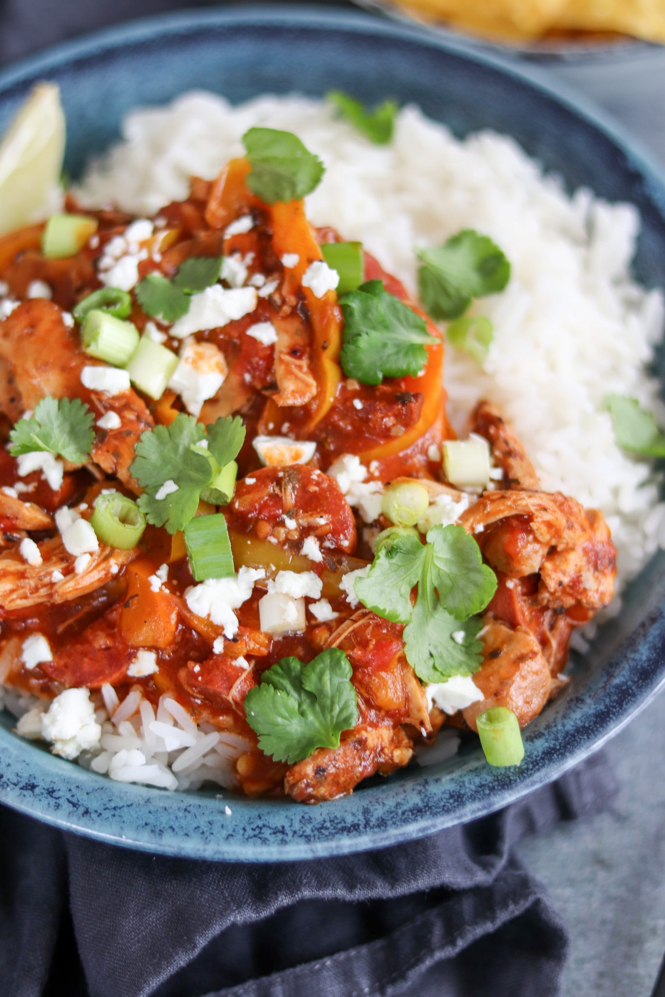 Slow Cooker Chicken & Chorizo Stew Curly's Cooking