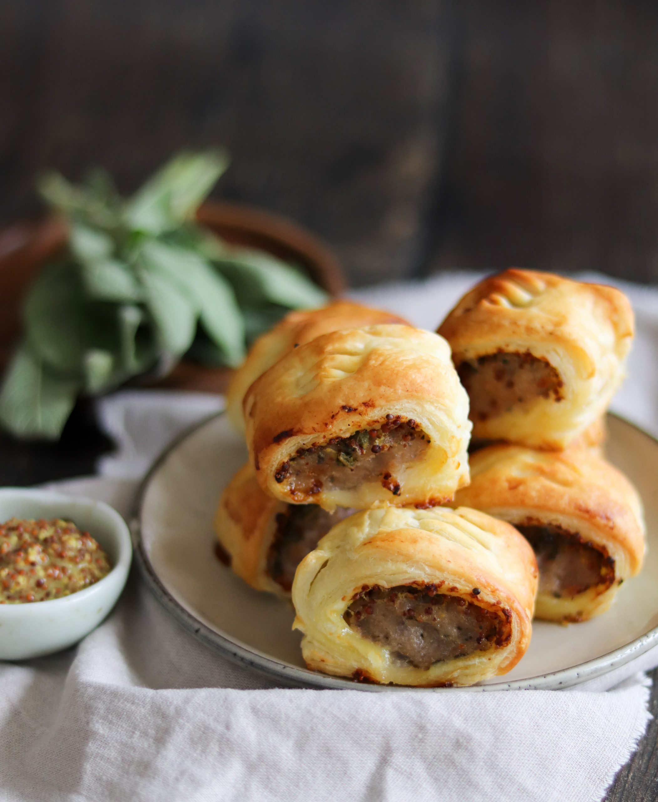 Mustard & Sage Sausage Rolls