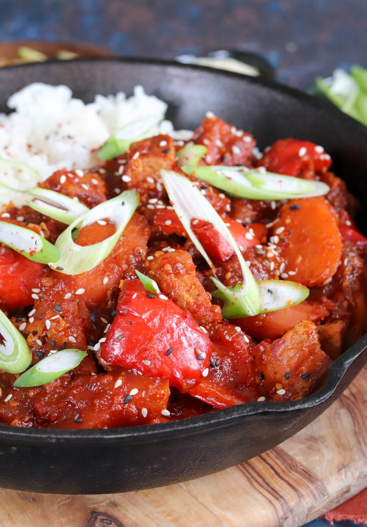 Spicy Korean Pork Stew Curly's Cooking