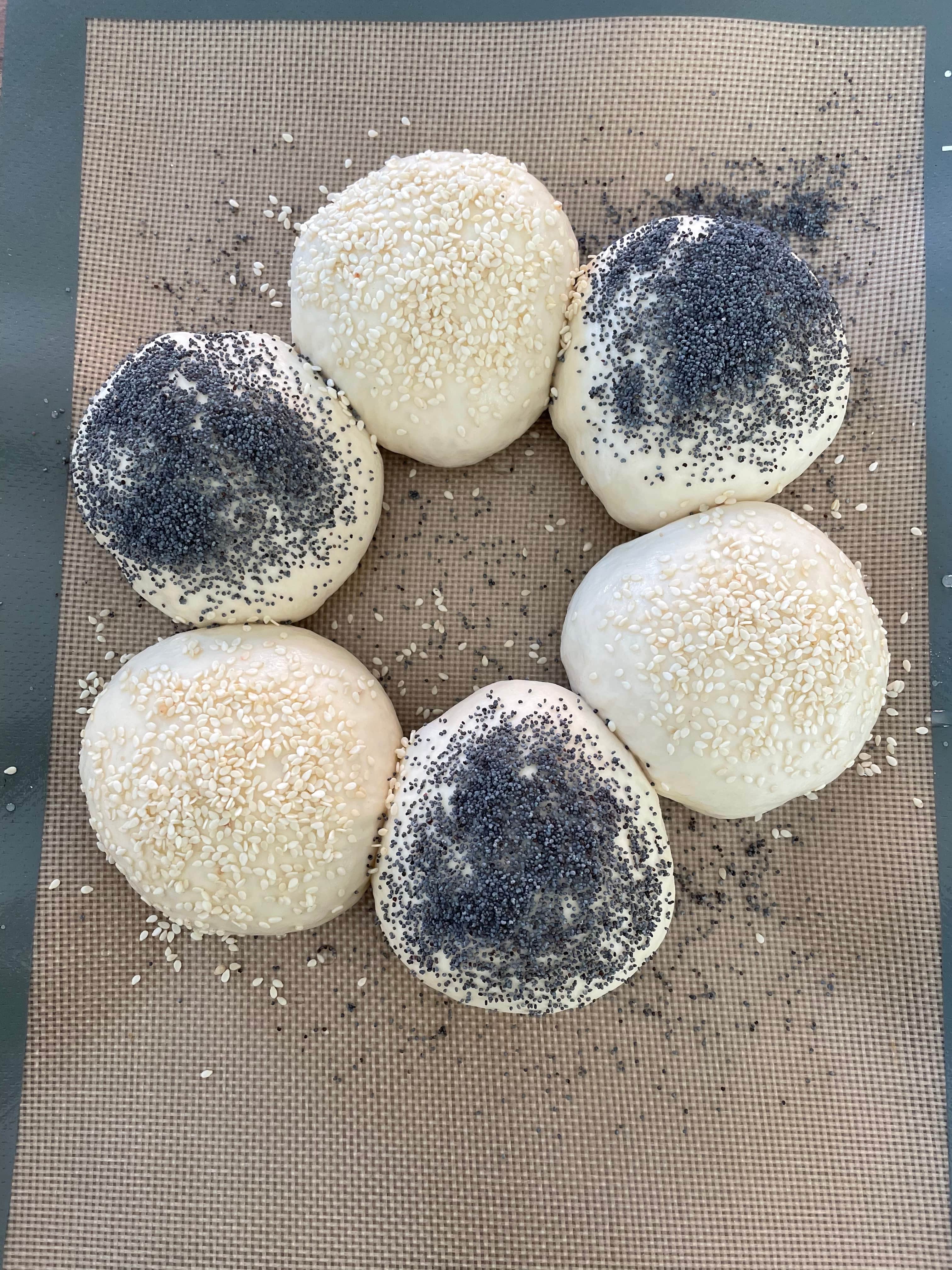 Poppy & Sesame Seed Bread Rolls Curly's Cooking