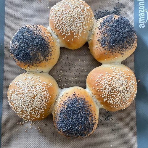 Poppy & Sesame Seed Bread Rolls Curly's Cooking