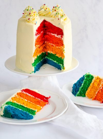 Rainbow Layer Cake
