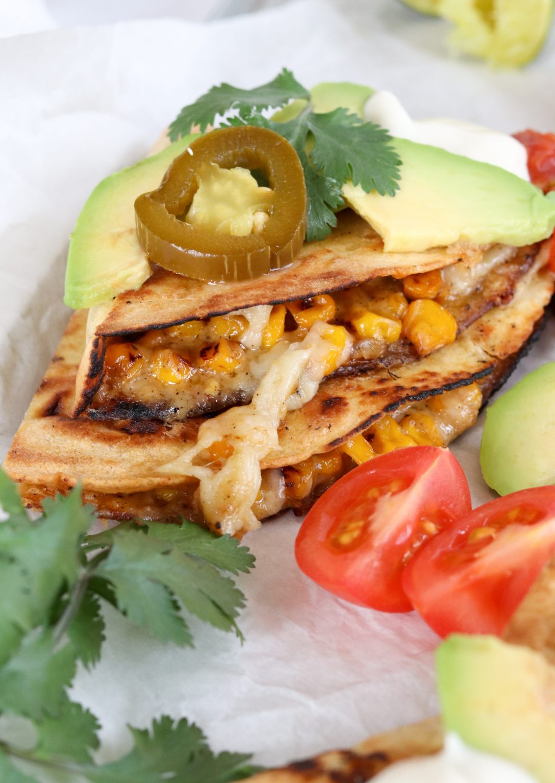 Mexican Street Corn Quesadillas Curly's Cooking