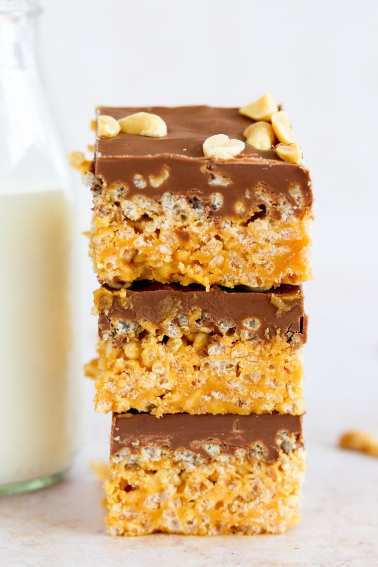 Peanut Butter Chocolate Rice Krispie Bars Curly's Cooking