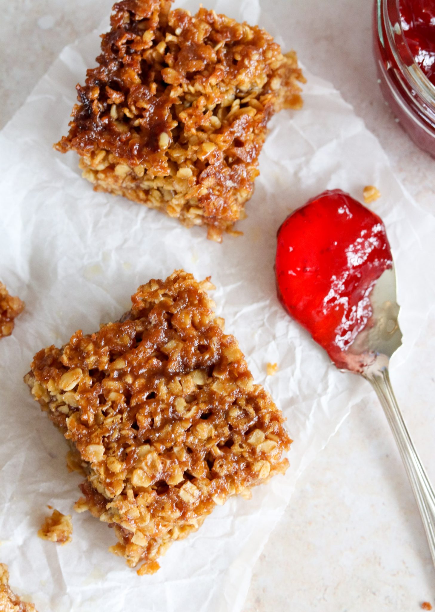 Easy Jam Flapjacks Curly's Cooking