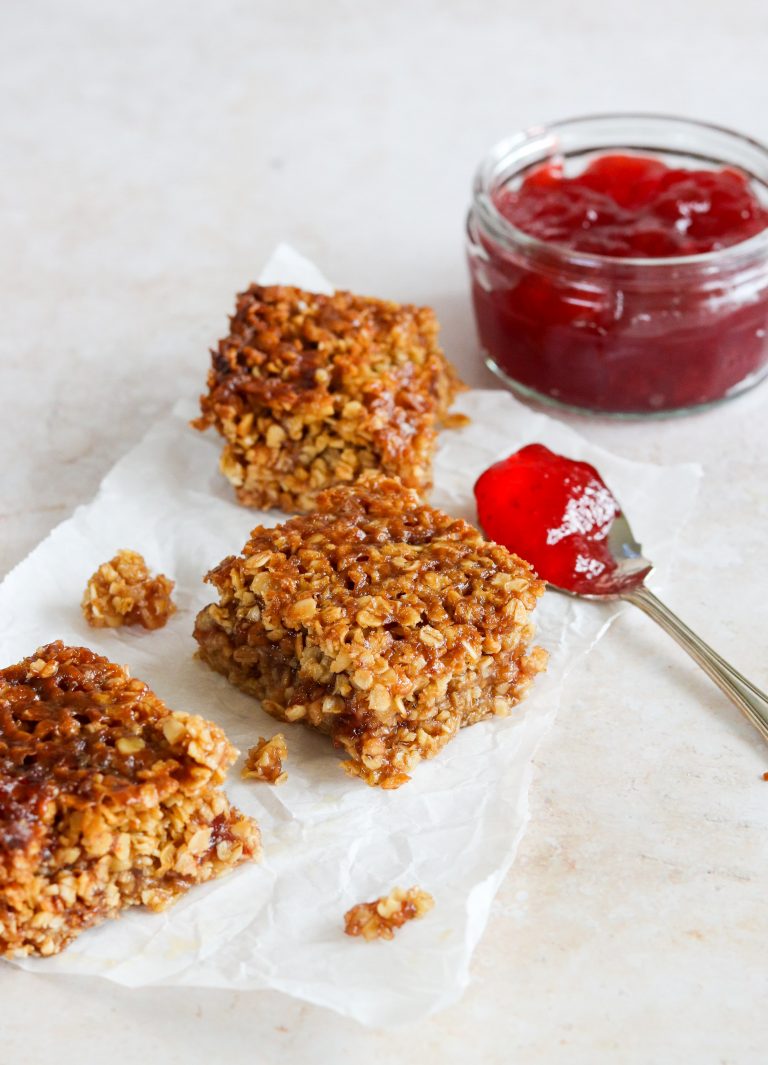 Easy Jam Flapjacks Curly's Cooking