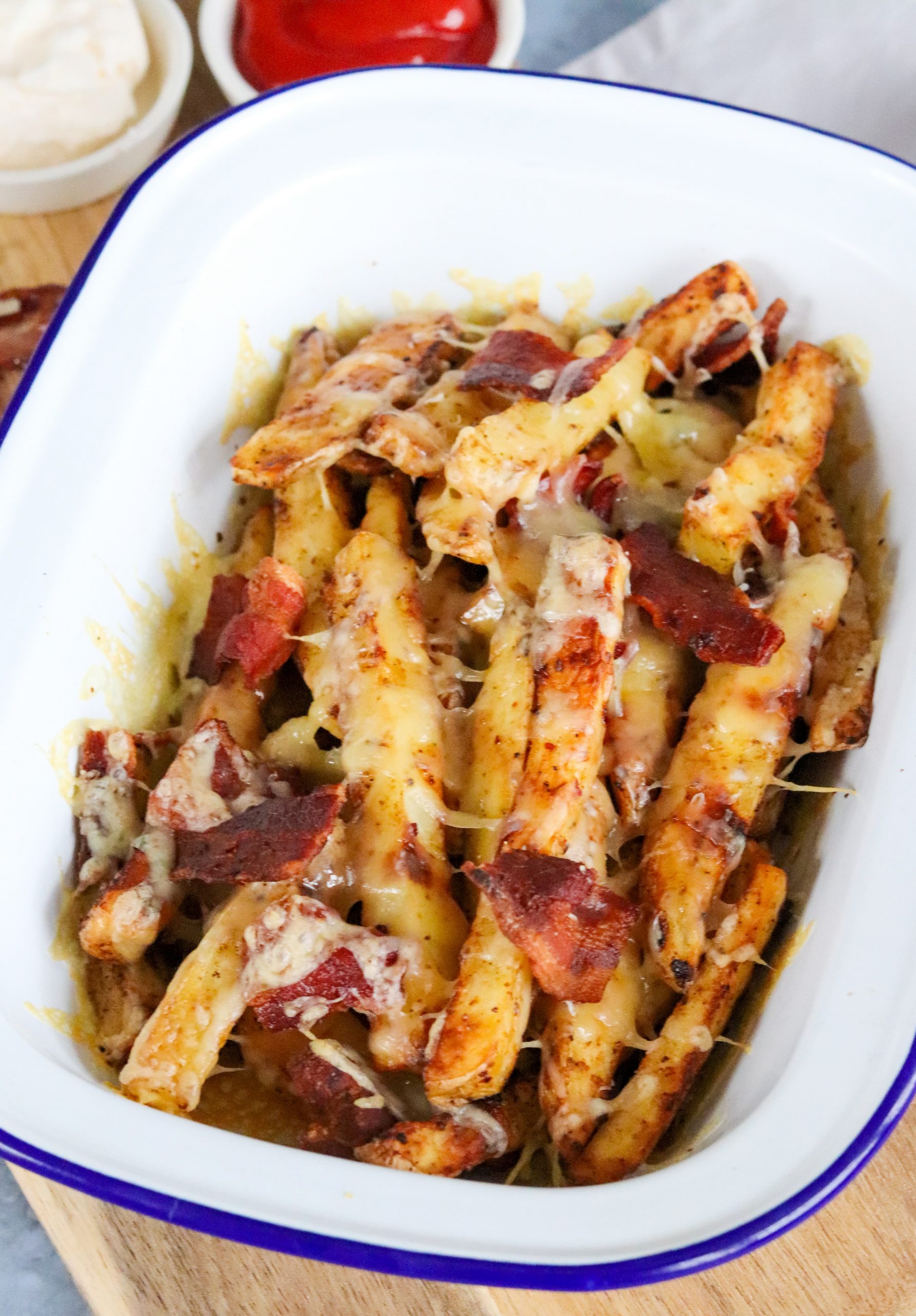 dæmning Uoverensstemmelse Erhvervelse Cheese & Bacon Loaded Fries – Curly's Cooking