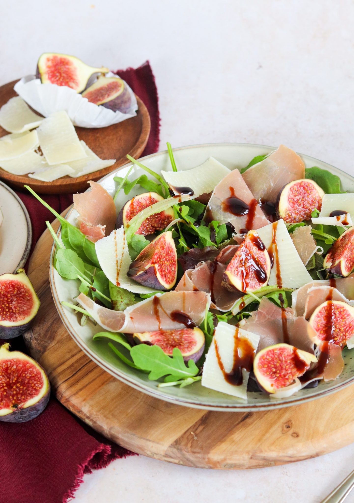 Fig, Prosciutto & Rocket Salad Curly's Cooking