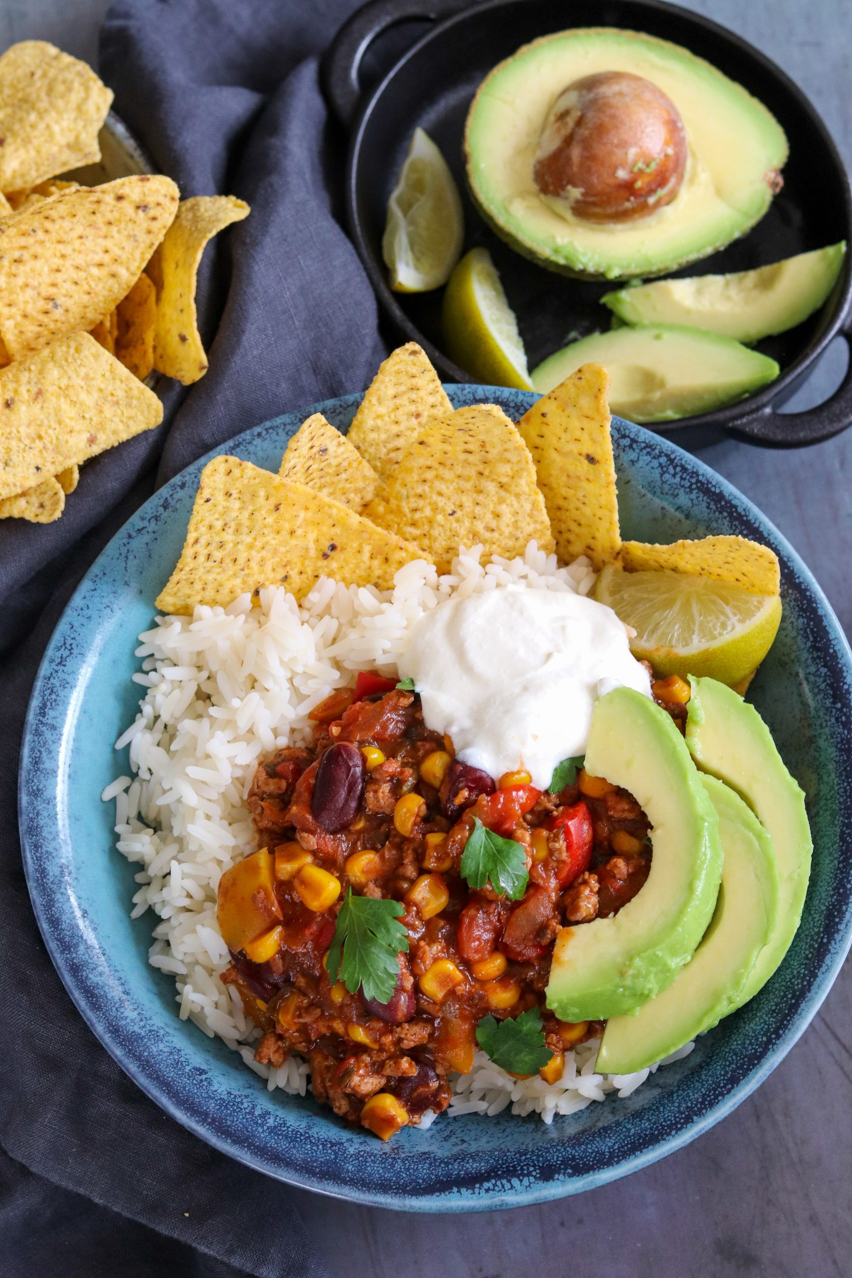 Skinny Slow Cooker Turkey Chilli